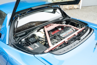 2000 Acura NSX in Monaco Blue over Black