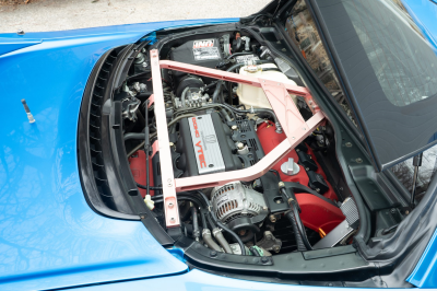 2000 Acura NSX in Monaco Blue over Black