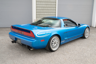 2000 Acura NSX in Monaco Blue over Black