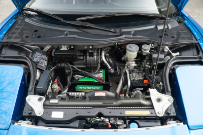 2000 Acura NSX in Monaco Blue over Black