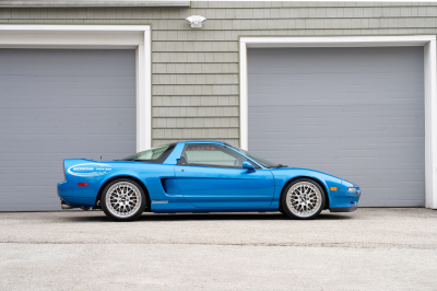 2000 Acura NSX in Monaco Blue over Black