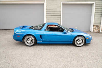 2000 Acura NSX in Monaco Blue over Black