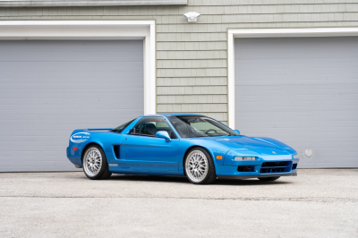 2000 Acura NSX in Monaco Blue over Black