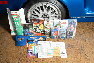 2000 Acura NSX in Monaco Blue over Black