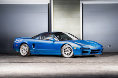 2000 Acura NSX in Monaco Blue over Black