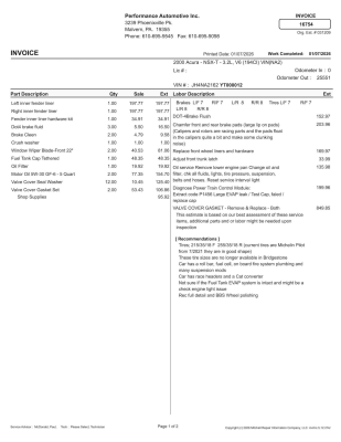2000 Acura NSX in Monaco Blue over Black