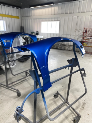 2000 Acura NSX in Monaco Blue over Black