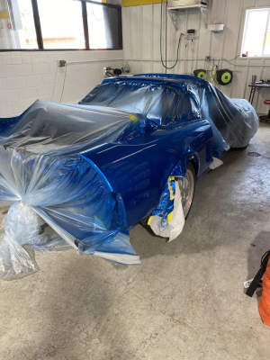 2000 Acura NSX in Monaco Blue over Black