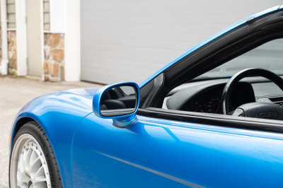 2000 Acura NSX in Monaco Blue over Black