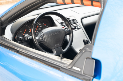 2000 Acura NSX in Monaco Blue over Black