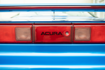 2000 Acura NSX in Monaco Blue over Black