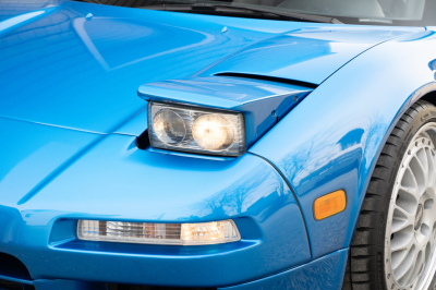 2000 Acura NSX in Monaco Blue over Black