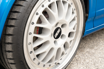 2000 Acura NSX in Monaco Blue over Black