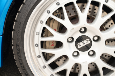 2000 Acura NSX in Monaco Blue over Black