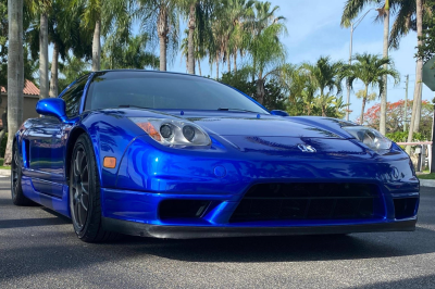 2004 Acura NSX in Long Beach Blue over Blue
