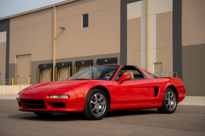 1996 Acura NSX in Formula Red over Tan
