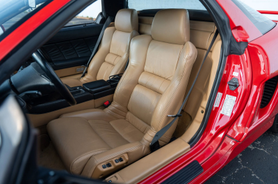 1996 Acura NSX in Formula Red over Tan