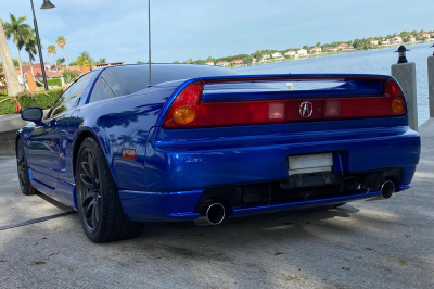 2004 Acura NSX in Long Beach Blue over Blue