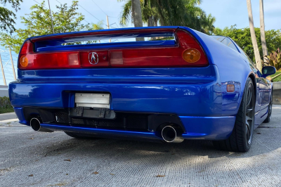 2004 Acura NSX in Long Beach Blue over Blue