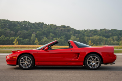 1996 Acura NSX in Formula Red over Tan