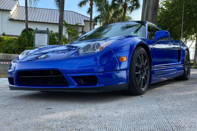 2004 Acura NSX in Long Beach Blue over Blue
