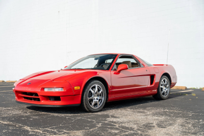 1996 Acura NSX in Formula Red over Tan