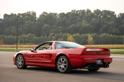 1996 Acura NSX in Formula Red over Tan