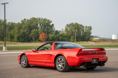 1996 Acura NSX in Formula Red over Tan
