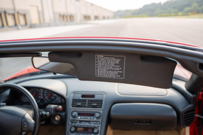 1996 Acura NSX in Formula Red over Tan