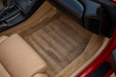 1996 Acura NSX in Formula Red over Tan