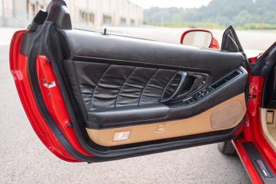 1996 Acura NSX in Formula Red over Tan