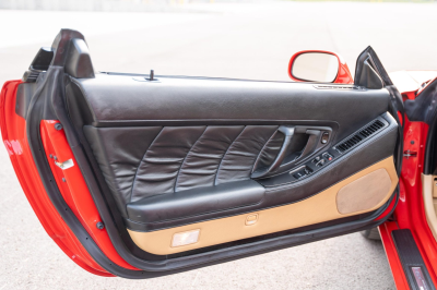 1996 Acura NSX in Formula Red over Tan