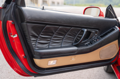 1996 Acura NSX in Formula Red over Tan