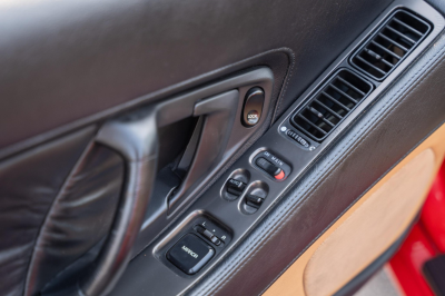1996 Acura NSX in Formula Red over Tan
