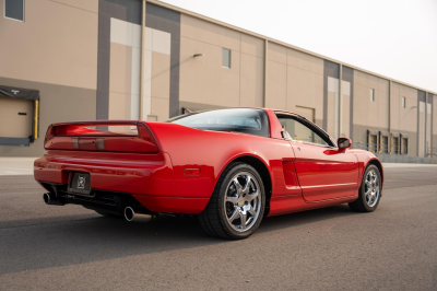 1996 Acura NSX in Formula Red over Tan