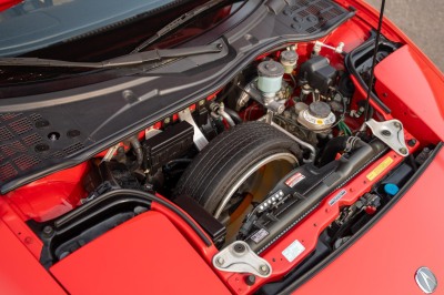 1996 Acura NSX in Formula Red over Tan