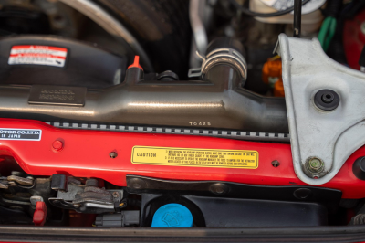 1996 Acura NSX in Formula Red over Tan