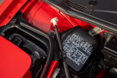 1996 Acura NSX in Formula Red over Tan