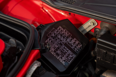 1996 Acura NSX in Formula Red over Tan