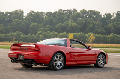 1996 Acura NSX in Formula Red over Tan