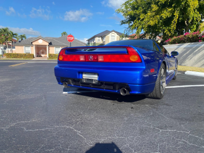 2004 Acura NSX in Long Beach Blue over Blue