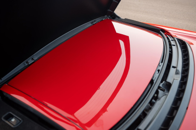 1996 Acura NSX in Formula Red over Tan