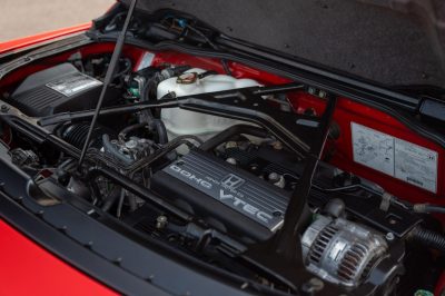 1996 Acura NSX in Formula Red over Tan