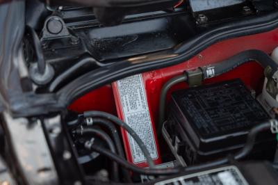 1996 Acura NSX in Formula Red over Tan