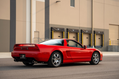 1996 Acura NSX in Formula Red over Tan