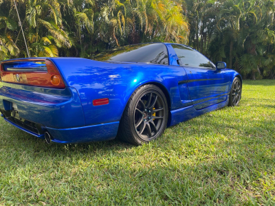 2004 Acura NSX in Long Beach Blue over Blue