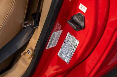 1996 Acura NSX in Formula Red over Tan