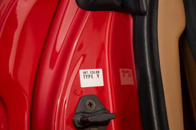 1996 Acura NSX in Formula Red over Tan