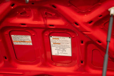 1996 Acura NSX in Formula Red over Tan