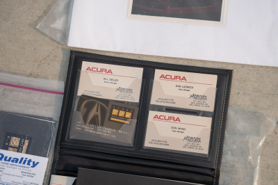 1996 Acura NSX in Formula Red over Tan